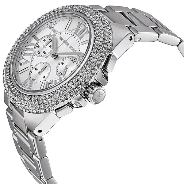 Michael Kors Camille Light-Silver Dial Chronograph Unisex Watch MK5634 - BigDaddy Watches #2