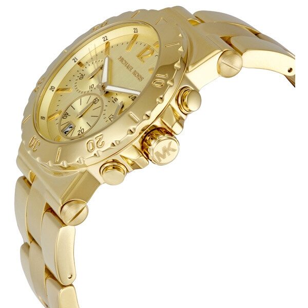 Michael Kors Chronograph Quartz Champagne Dial Ladies Watch MK5313 - BigDaddy Watches #2