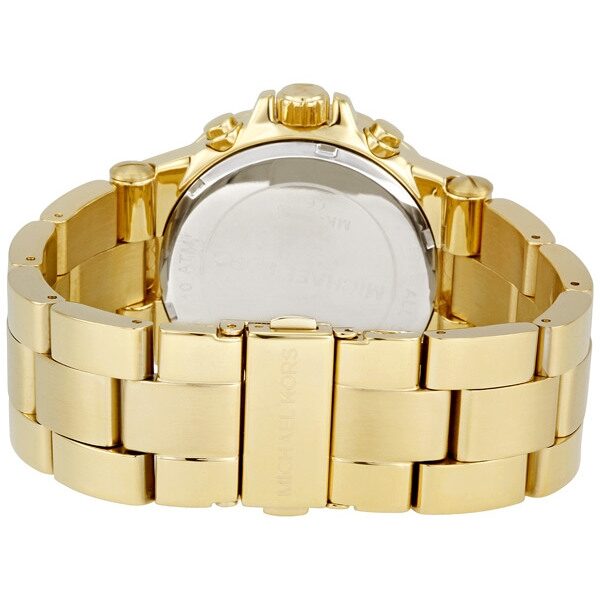 Michael Kors Chronograph Quartz Champagne Dial Ladies Watch MK5313 - BigDaddy Watches #3