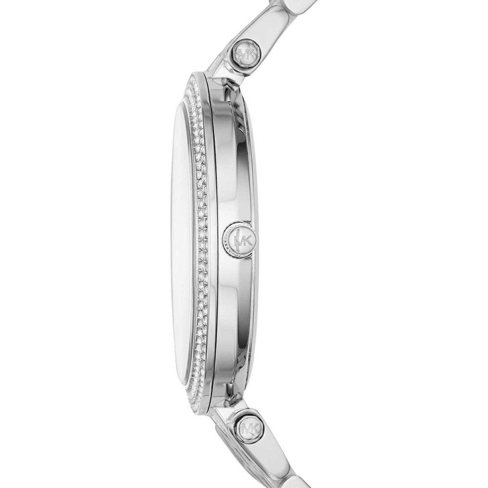 Michael Kors Darci Crystal Paved Silver Ladies Watch MK3404 - The Watches Men & CO #4