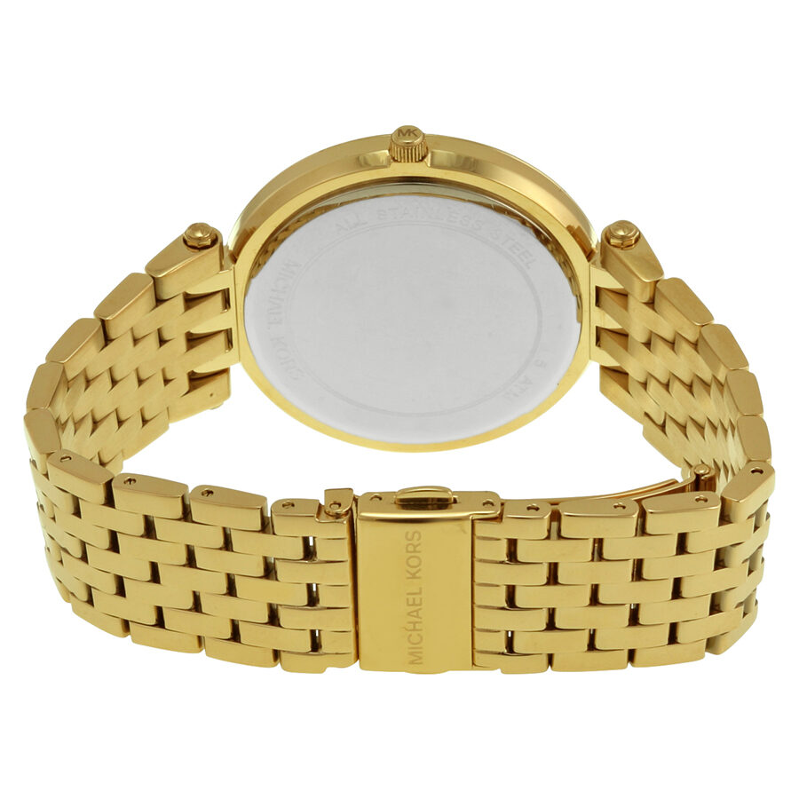 Michael Kors Darci Blue Dial Gold-tone Ladies Watch MK3406