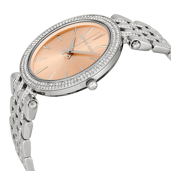 Michael Kors Darci Crystal Paved Silver Ladies Watch MK3218