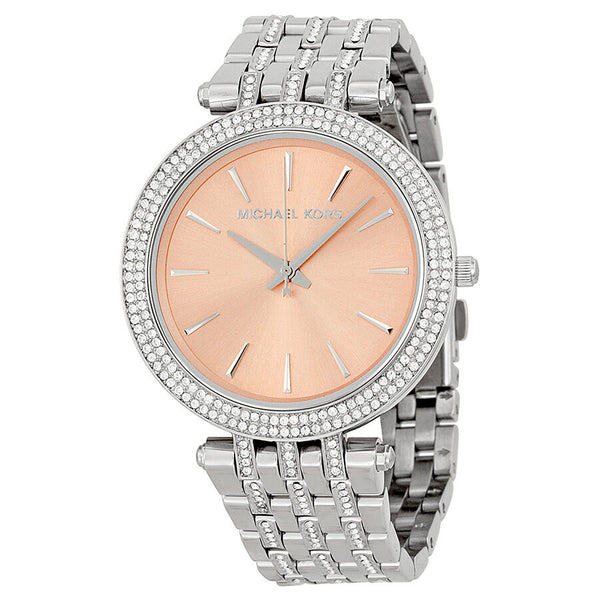 Michael Kors Darci Crystal Paved Silver Ladies Watch MK3218