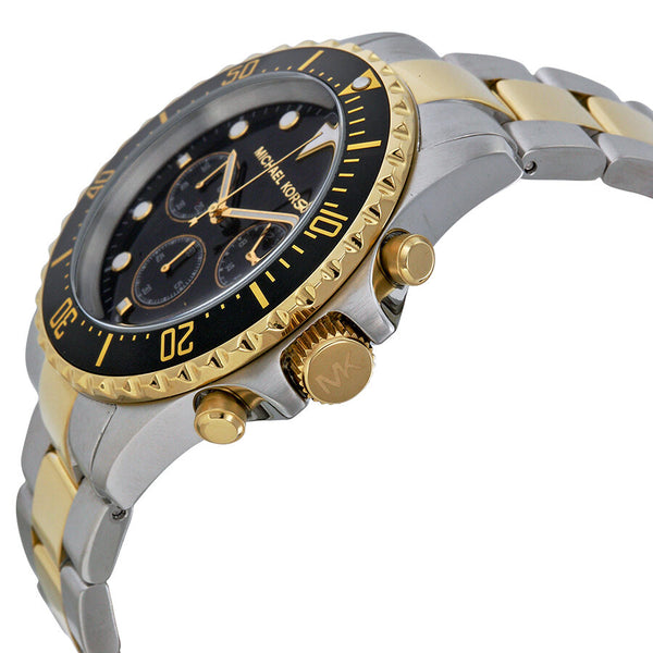 Michael Kors Everest Oversized Chronograph Black Dial Two-tone Men's Watch MK8311 - BigDaddy Watches #2