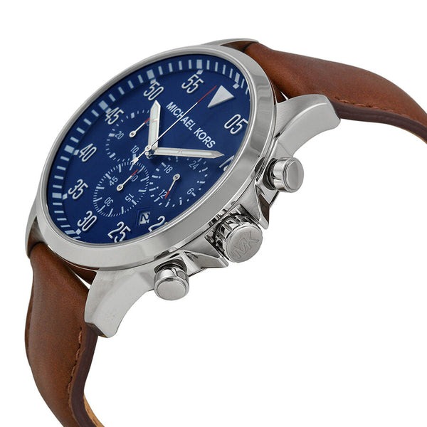 Michael Kors Gage Chronograph Blue Dial Men's Watch MK8362 - BigDaddy Watches #2