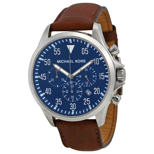 Michael Kors Gage Chronograph Blue Dial Men's Watch MK8362 - BigDaddy Watches
