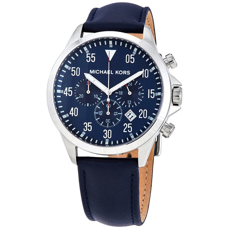 Michael Kors Gage Chronograph Quartz Blue Dial Men's Watch MK8617 - BigDaddy Watches