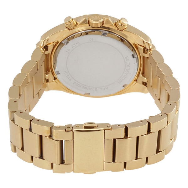 Michael Kors Blair Chronograph Gold Glitz Dial Watch MK5166