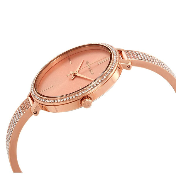 Michael Kors Jaryn Crystal Rose Gold Dial Ladies Watch MK3785 - BigDaddy Watches #2