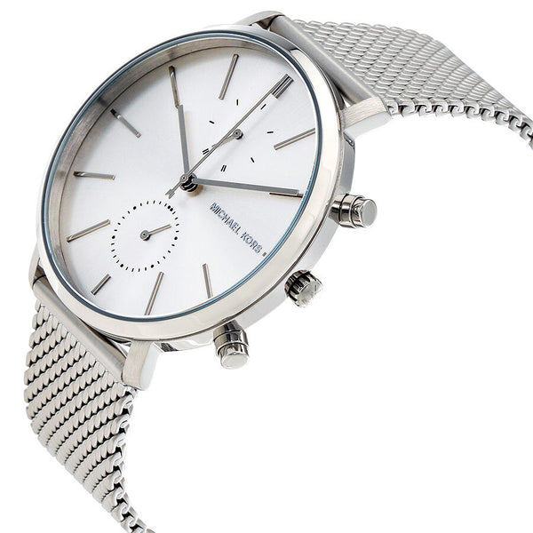 Michael Kors Jaryn Silver Dial Men's Stainless Steel Mesh Watch MK8541 - BigDaddy Watches #2