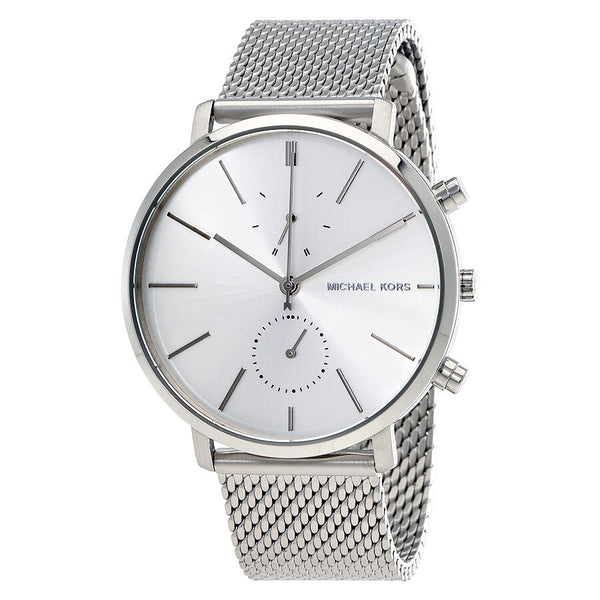 Michael Kors Jaryn Silver Dial Men's Stainless Steel Mesh Watch MK8541 - BigDaddy Watches
