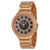 Michael Kors Kerry Black Mother of Pearl Dial Rose Gold-tone Stainless Steel Ladies Watch MK3397 - BigDaddy Watches