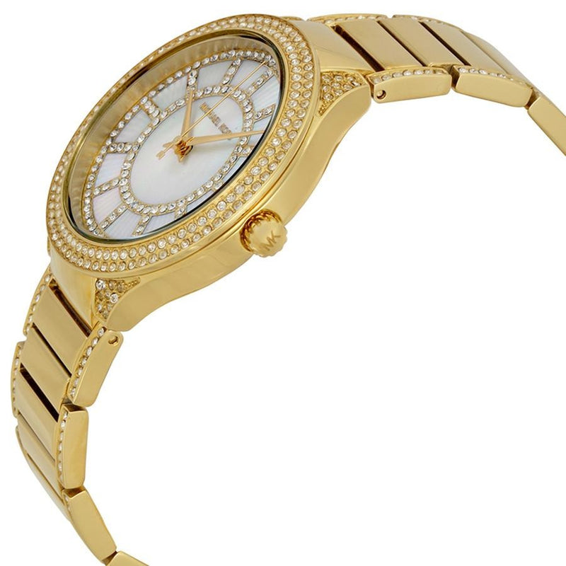 Michael Kors Kerry Gold-tone Stainless Steel Ladies Watch MK3312 Water resistance: 50 meters / 165 feet Movement: Quartz  