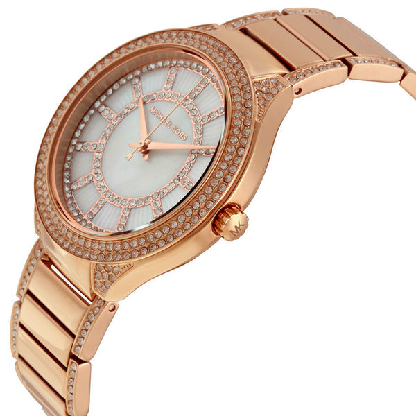 Michael Kors Kerry Diamond Rose Gold Ladies Watch MK3313