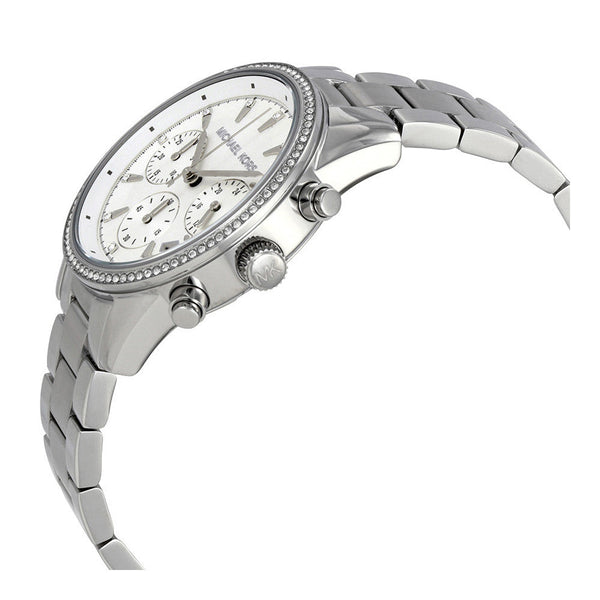 Michael Kors Runway Chronograph Silver Ladies Watch MK5428