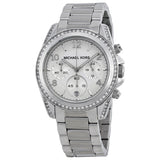 Michael Kors Blair Chronograph White Crystal Dial Ladies Watch MK5165