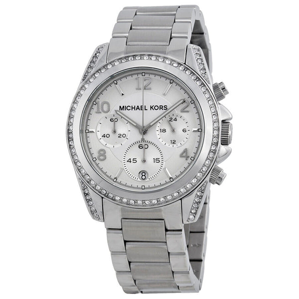 Michael Kors Blair Chronograph White Crystal Dial Ladies Watch MK5165