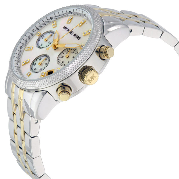 Michael Kors Jet Set Chronograph Dial Two-tone Ladies Watch MK5057