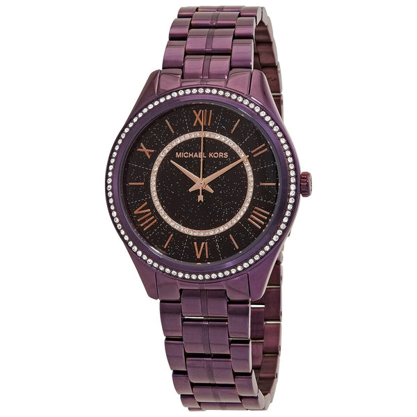 Michael Kors Lauryn Quartz Crystal Black Dial Ladies Watch MK3724 - BigDaddy Watches