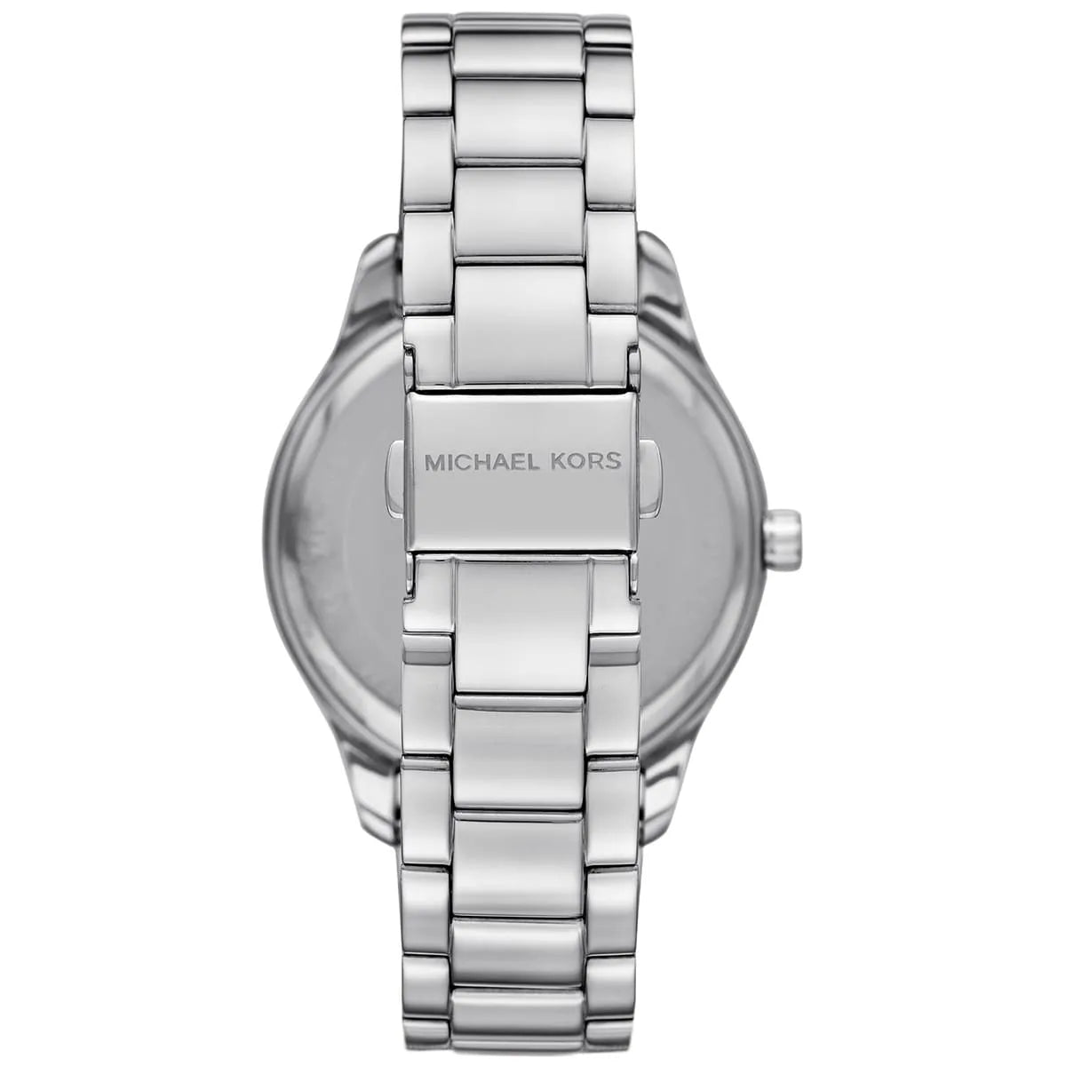 Michael Kors Layton Pavé Silver-Tone Logo Women's Watch - MK7298