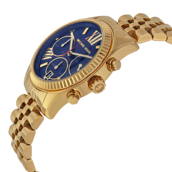 Michael Kors Lexington Chronograph Blue Dial Ladies Watch MK6206 - BigDaddy Watches #2