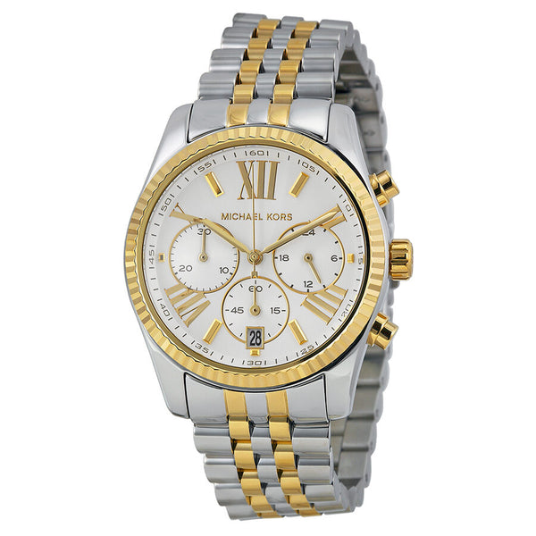 Michael Kors Lexington Chrono Mother Pearl Unisex Watch MK5955