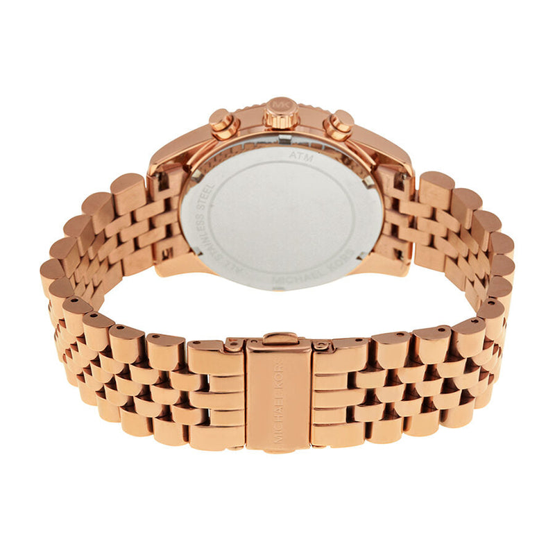 Michael Kors Lexington Chronograph Purple Dial Rose Gold-tone Ladies Watch MK6207 - BigDaddy Watches #3