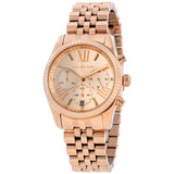 Michael Kors Lexington Chronograph Rose Gold Ladies Watch MK5569