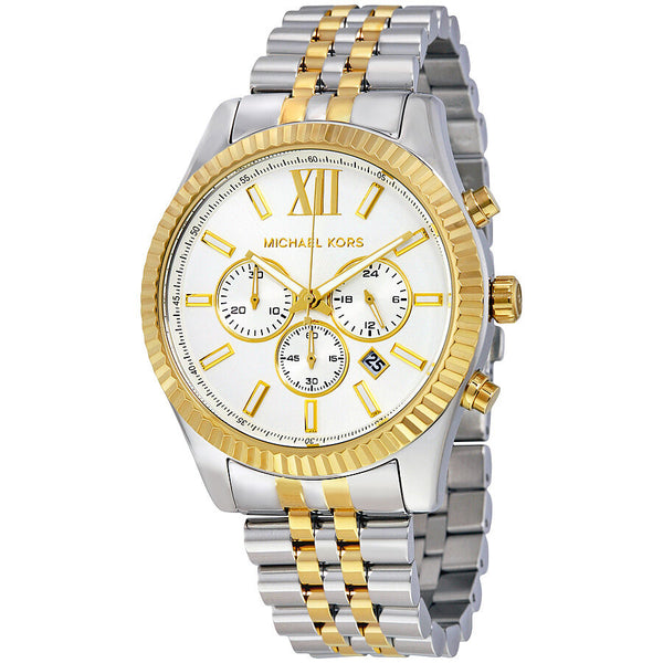 Michael Kors Lexington Chronograph Two-Tone Men's Watch MK8344