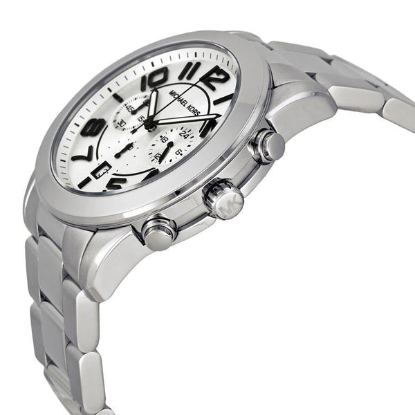 Michael Kors Mercer Chronograph Silver Dial Men's Watch MK8290 Water resistance: 100 meters / 330 feet Movement: Quartz  