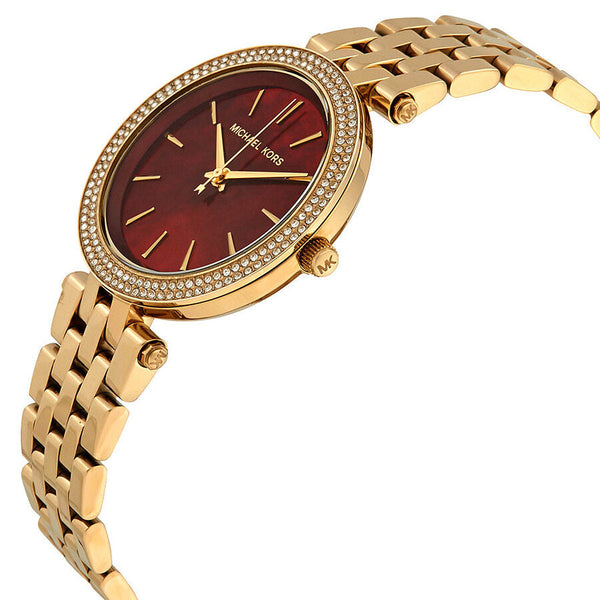 Michael Kors Mini Darci Garnet Mother of Pearl Dial Ladies Watch MK3583 - BigDaddy Watches #2