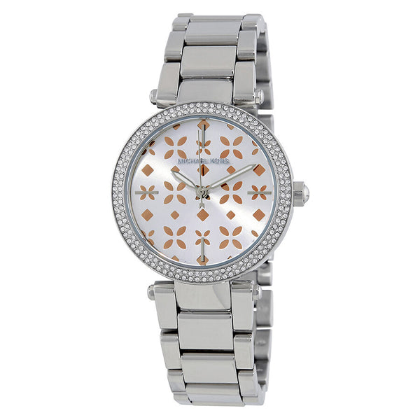 Michael Kors Mini Parker Silver Dial Ladies Watch MK6483 - BigDaddy Watches