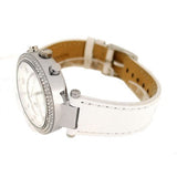 Michael Kors Parker Chronograph White Leather Ladies Watch MK2277