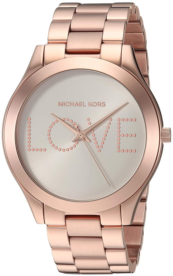 Michael Kors Rose Gold Slim Runway Women's Watch  MK3804 - Big Daddy Watches