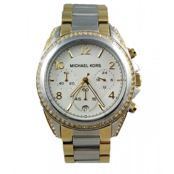 Michael Kors Blair Chronograph Dial Two-tone Ladies Watch MK5685