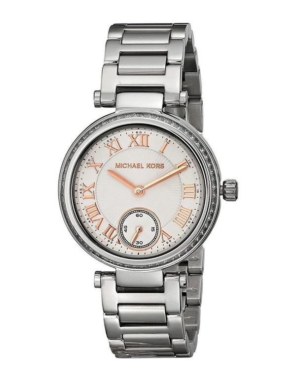 Michael Kors Skylar Silver Dial Stainless Steel Ladies Watch MK5970