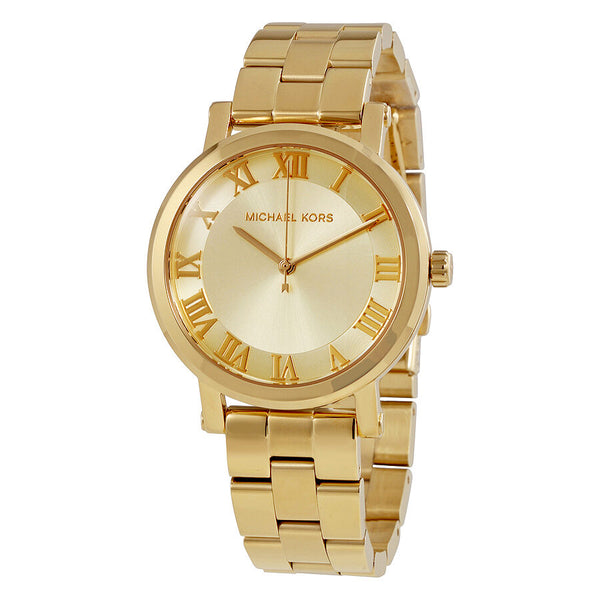 Michael Kors Norie Gold Dial Ladies Watch MK3560 - BigDaddy Watches