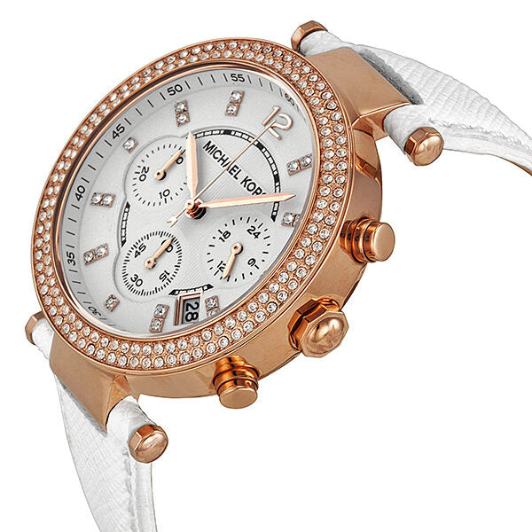 Michael Kors Parker Chronograph White Women's Watch MK2281