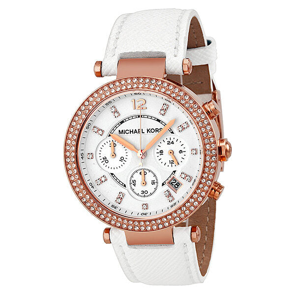 Michael Kors Parker Chronograph White Women's Watch MK2281