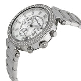 Michael Kors Parker Chronograph Silver Ladies Watch MK5353