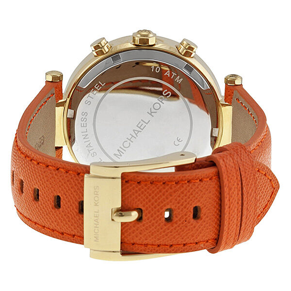 Michael Kors Parkers Chronograph Champagne Dial Gold-tone Ladies Watch MK2279 - BigDaddy Watches #3