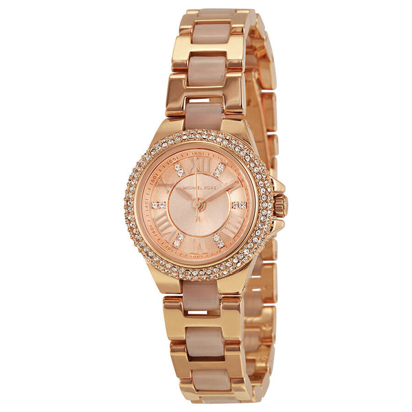 Michael Kors Petite Camille Rose Dial Ladies Watch MK4292 - BigDaddy Watches