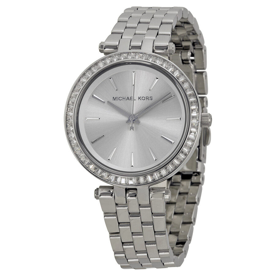 Michael Kors Petite Darci Silver Dial Steel Ladies Watch MK3364