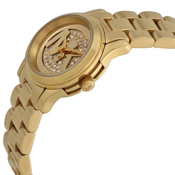 Michael Kors Petite Runway Champagne Dial Gold-tone Ladies Watch MK3304 - BigDaddy Watches #2