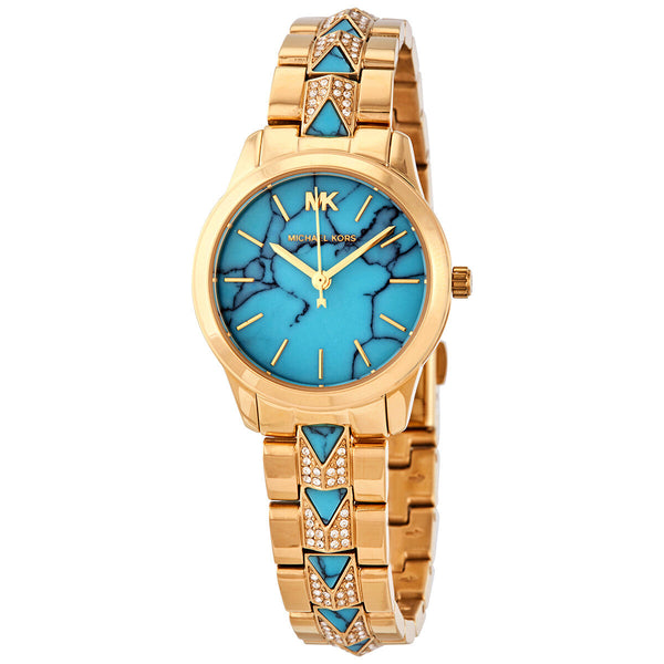 Michael Kors Petite Runway Mercer Quartz Ladies Watch MK6673 - BigDaddy Watches