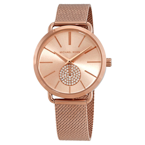 Michael Kors Porita Rose Dial Ladies Watch MK3845 - BigDaddy Watches