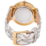 Michael Kors Pyper Quartz Crystal White Dial Ladies Watch MK2858