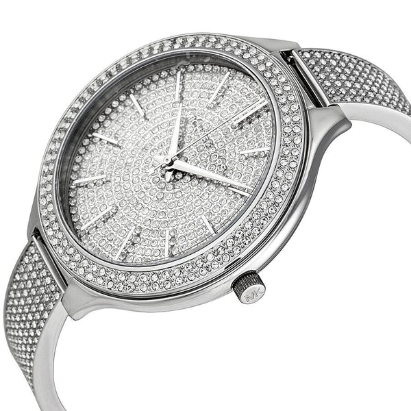 Michael Kors Runway Crystal Pave Dial Stainless Steel Ladies Watch MK3250 - BigDaddy Watches #2