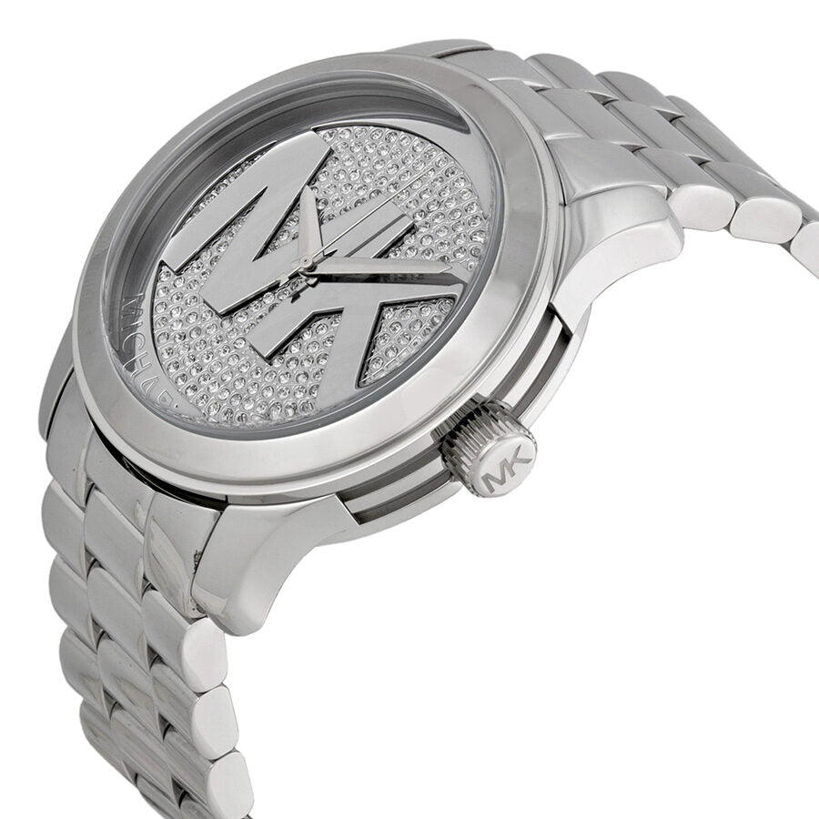 Michael Kors Runway Crystal Pave Silver-Tone Women's Watch - MK5544