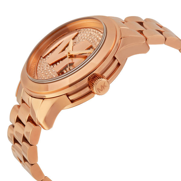 Michael Kors Runway Rose Gold Bling Watch MK5661